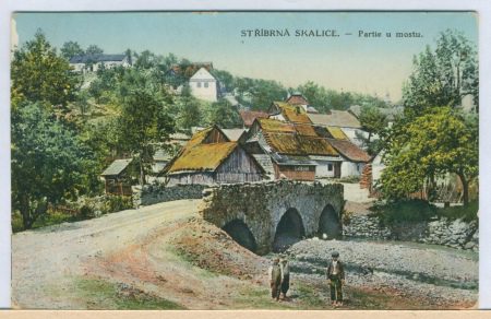 Most na kolorované pohlednici z konce 19. století.
